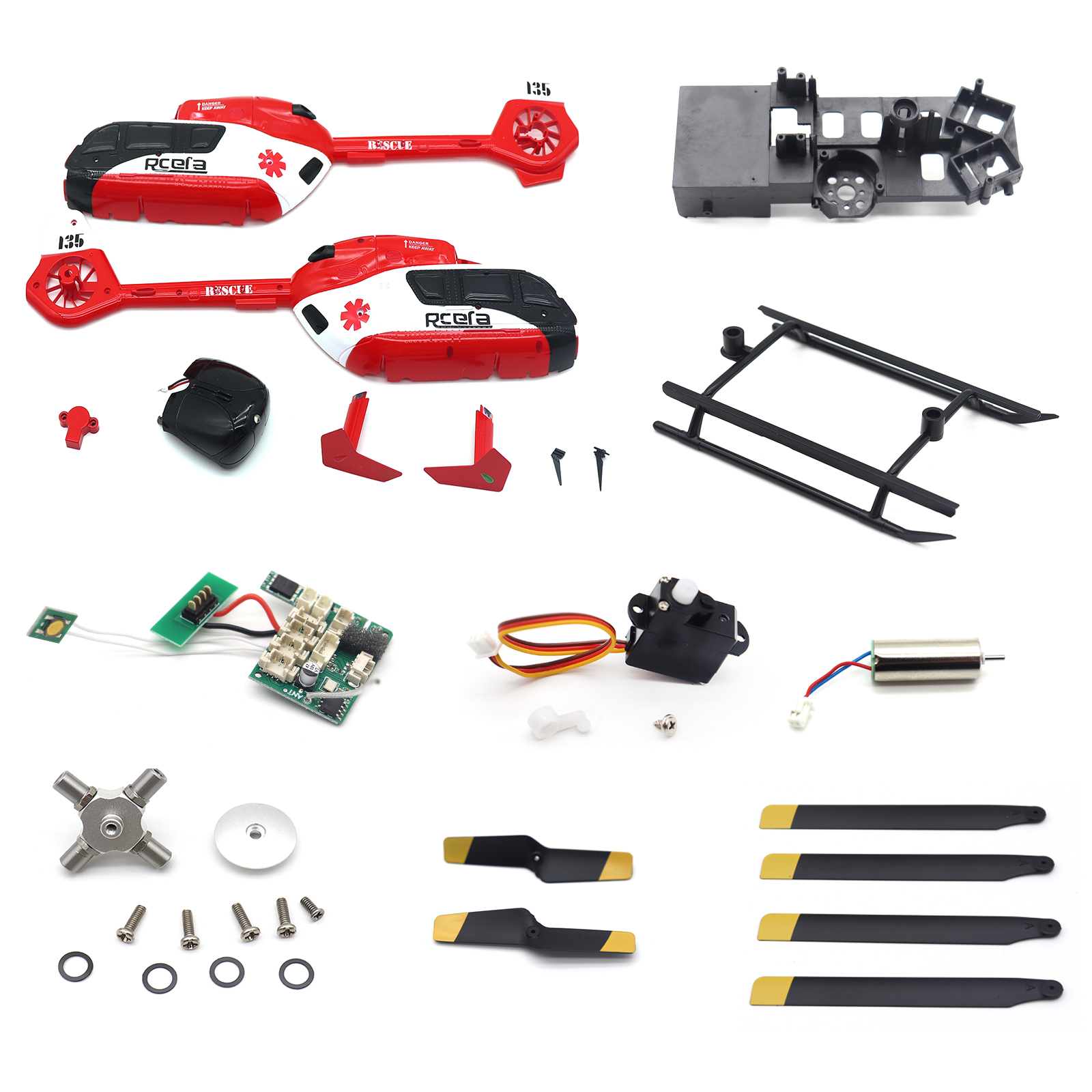 Rc Helicopter Remote Control - Original Parts for C159 EC-135 RC