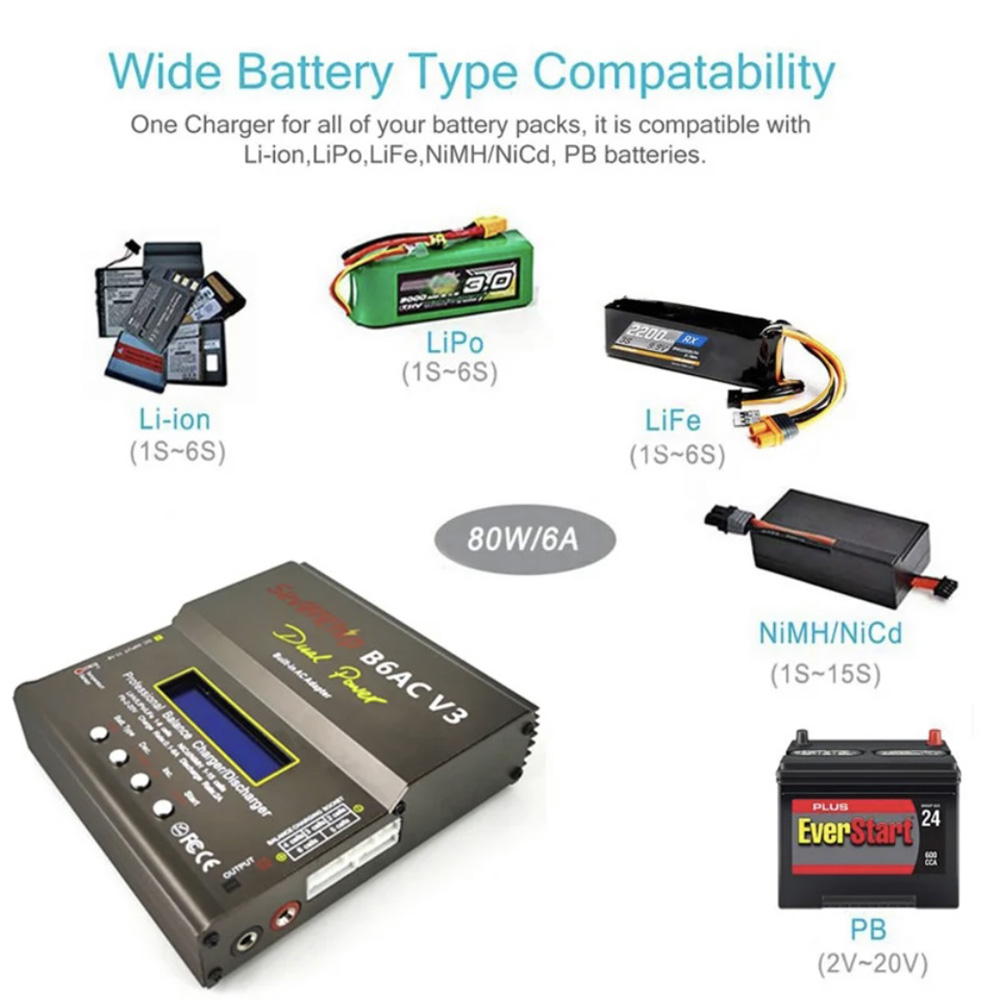 80W imax B6AC V3 Balance Charg - Rc Helicopter Charger 리뷰 및 가격