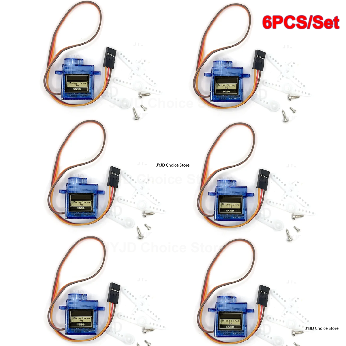 6pcs Sg90 9g Micro Servo Motor - Rc Helicopter Servo 리뷰 및 가격