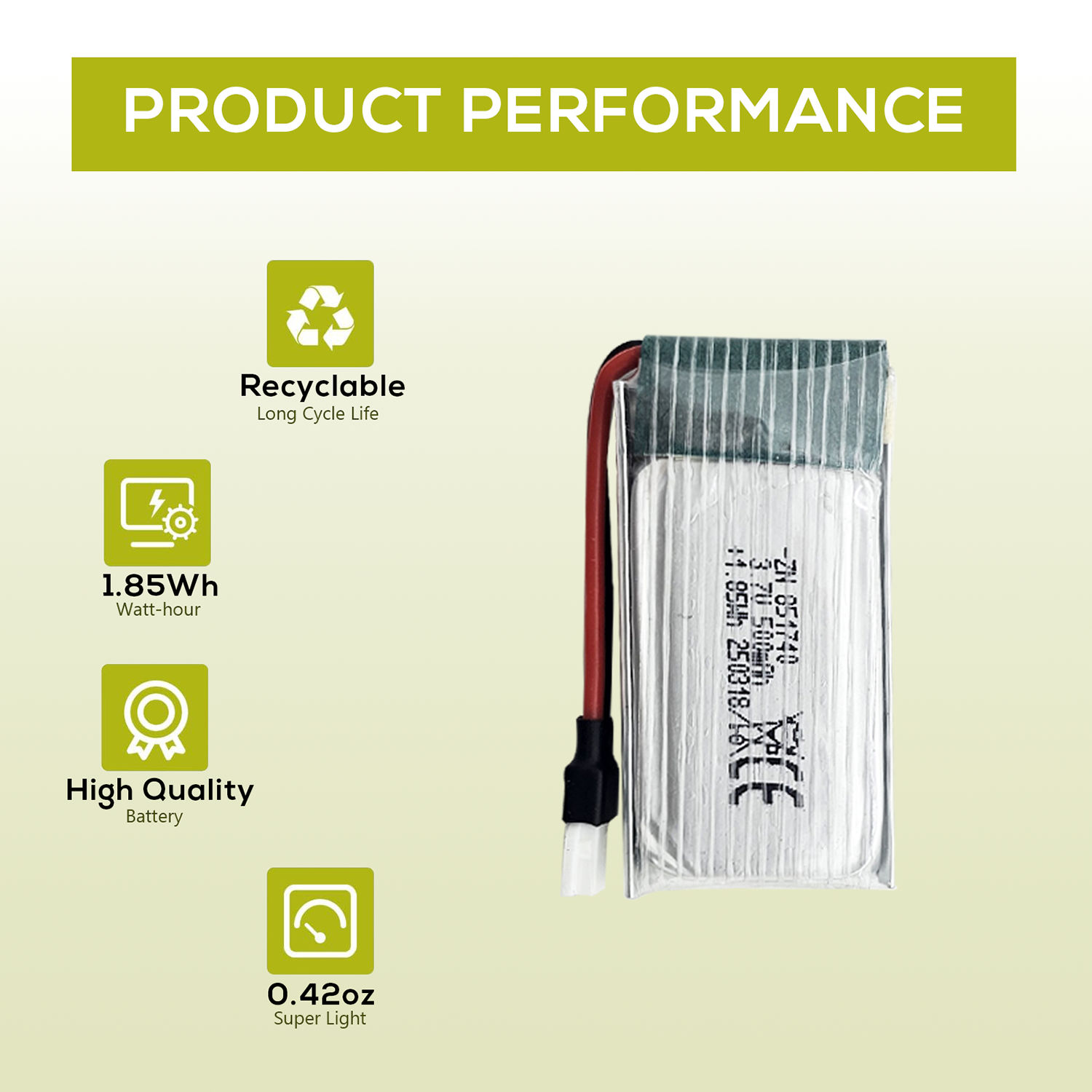 5Pcs 3.7V 500mAh LiPo Batterie - Rc Helicopter Charger 리뷰 및 가격
