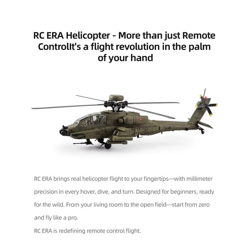 New In Stock RC Era Ah-64d Apa - Rc Helicopter Single Rotor 리뷰 및 가격