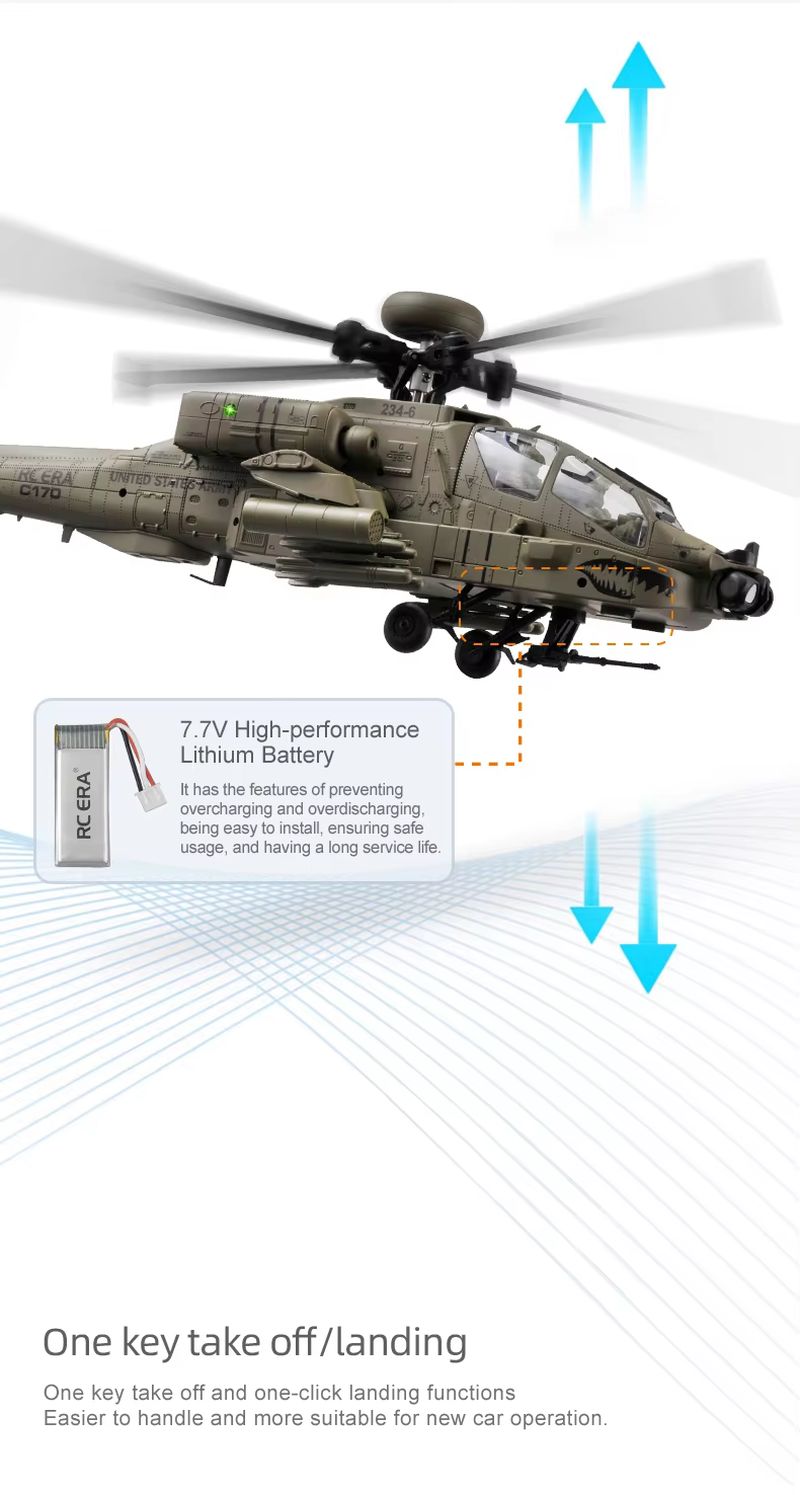 New In Stock RC Era Ah-64d Apa - Rc Helicopter Single Rotor 리뷰 및 가격